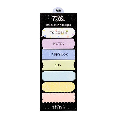 Title Sticky Notes