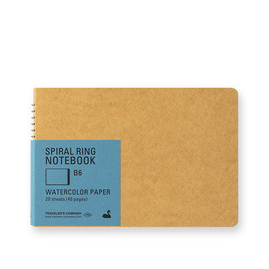 Spiral Ring Watercolor B6 Notebook