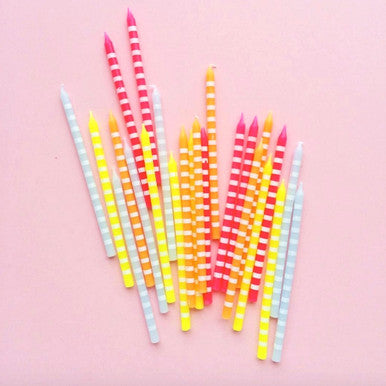 Pastel Party Candles