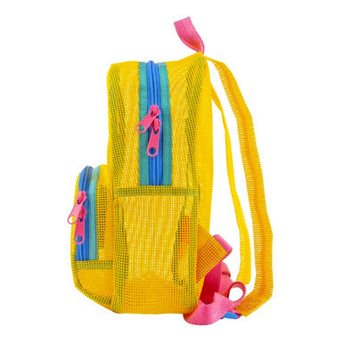 Mesh Mini Backpack, Yolk