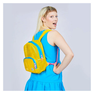 Mesh Mini Backpack, Yolk