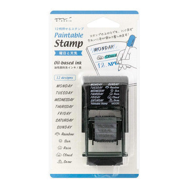 Paintable Stamp, Day + Weather