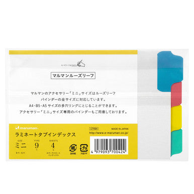 Mini Loose Leaf Dividers, B7