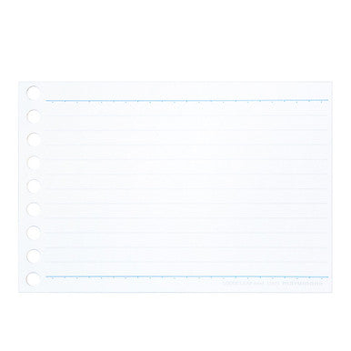 Lined Mini Loose Leaf Paper, B7