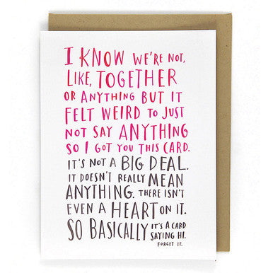 Awkward Dating Card