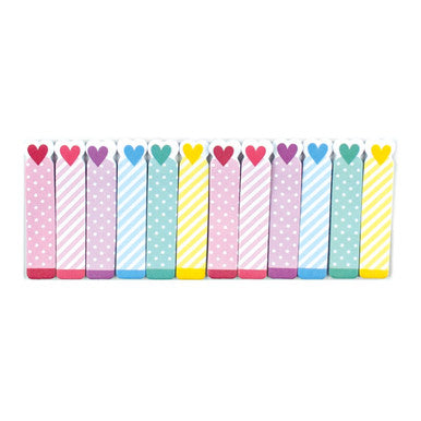 Rainbow Hearts Note Pals