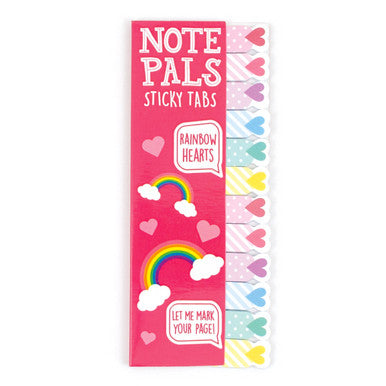 Rainbow Hearts Note Pals