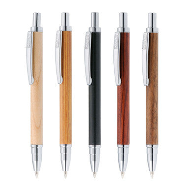 ONLINE Retractable Ballpoint Mini Wood Pens