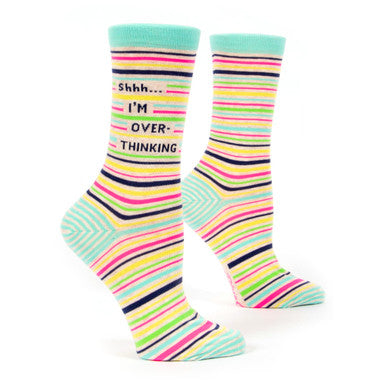 Shhh I'm Overthinking Socks