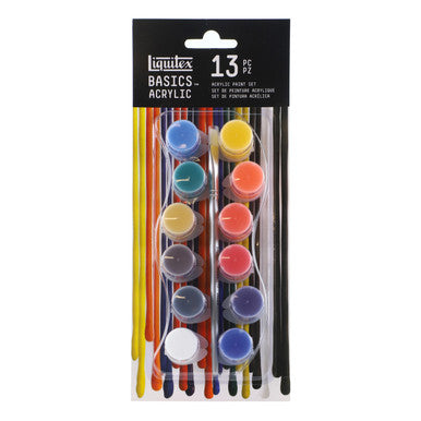 Liquitex BASICS Acrylic 12 Color Paint Pots Set