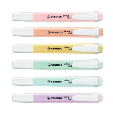 Pastel Swing Cool Highlighter, Set of 6
