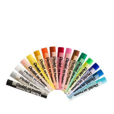 Pentel Arts Oil Pastels, Set of 16