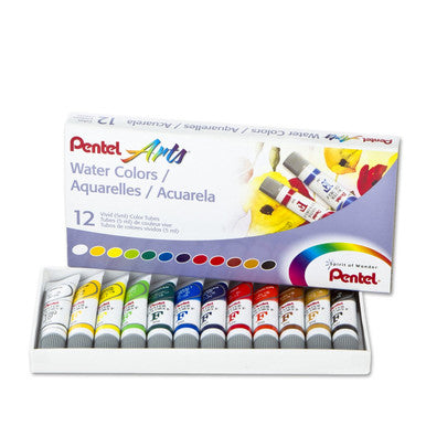Pentel Arts Watercolors, Set of 12