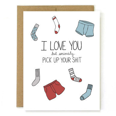 Pick Up Your Shit Card