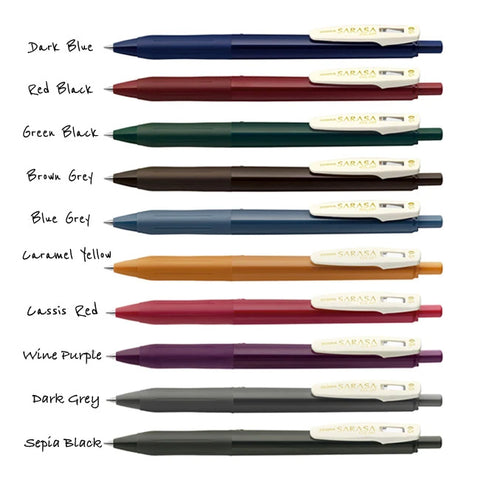 Sarasa Vintage Gel Pens