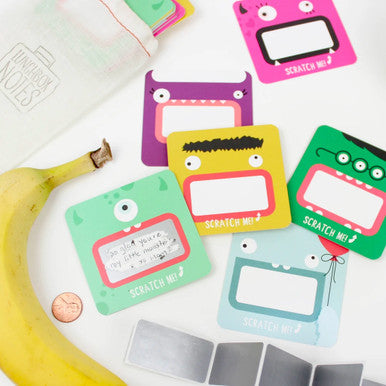 Scratch-off Lunchbox Notes, Monsters
