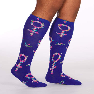 Femme-powerment Stretchy Knee High Socks