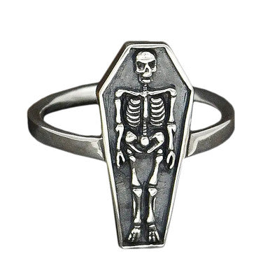 Skeleton Coffin Ring