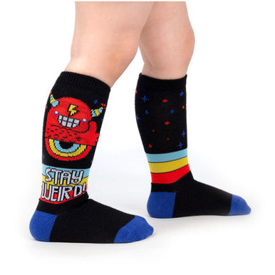 Stay Weird Toddler Knee High Socks