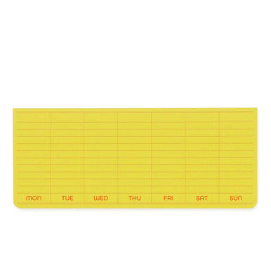 Sticky Memo Pad, Weekly