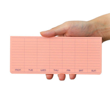 Sticky Memo Pad, Weekly