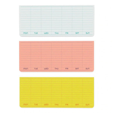 Sticky Memo Pad, Weekly