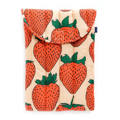 Puffy Laptop Sleeves: Strawberry