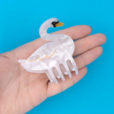 Swan Hair Claw