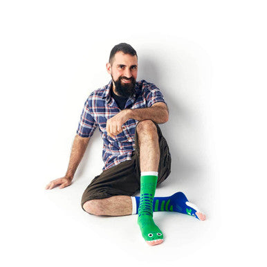 T-Rex + Triceratops Socks