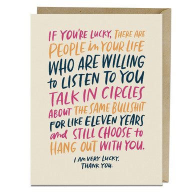 Talk in Circles Card