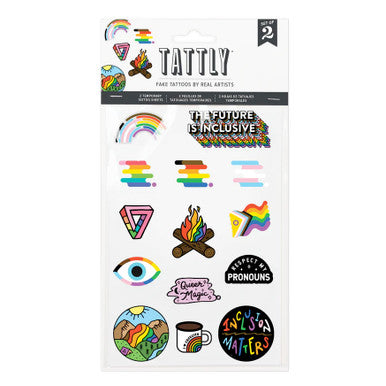 Inclusive Pride Tattoo Sheets