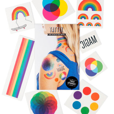 Rainbow Tattoo Set