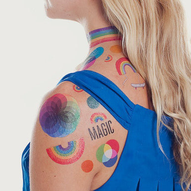 Rainbow Tattoo Set