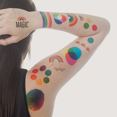 Rainbow Tattoo Set