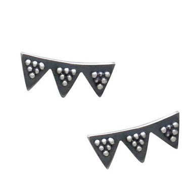 Triple Triangle Earrings