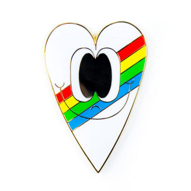 XL Heart Enamel Pin