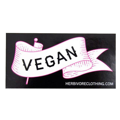 Vegan Banner Sticker