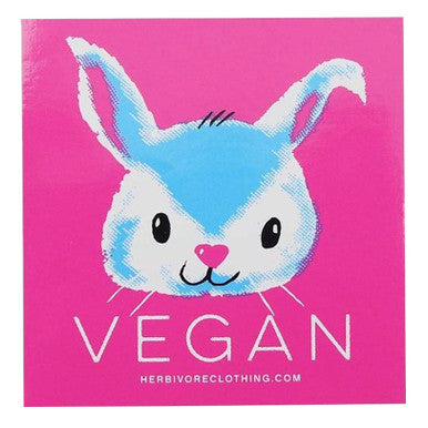 Vegan Bunny Sticker
