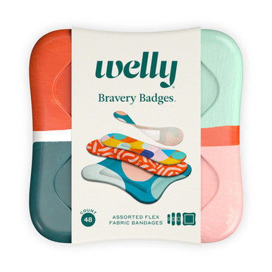 Bravery Badges, Assorted Block Geo