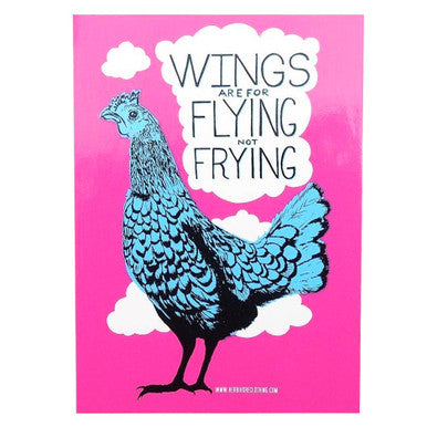 Wings are for Flying Sticker