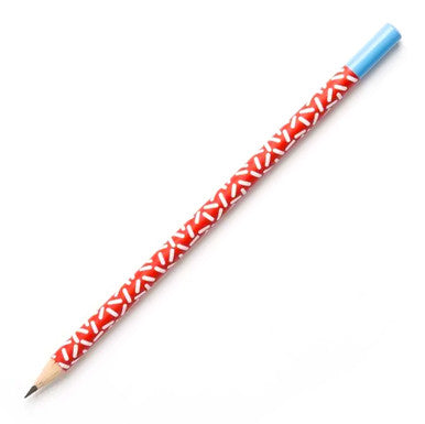 Red Pattern Pencil