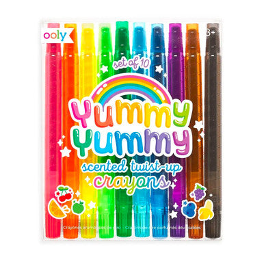 Yummy Yummy Scented Twist-Up Crayons Set