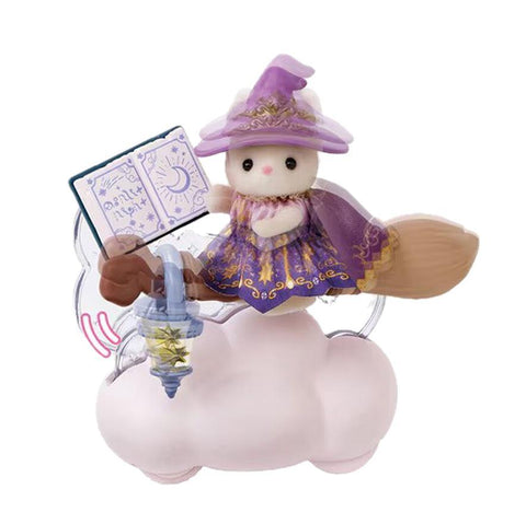 The Flying Broom on a Moonlit Night Set
