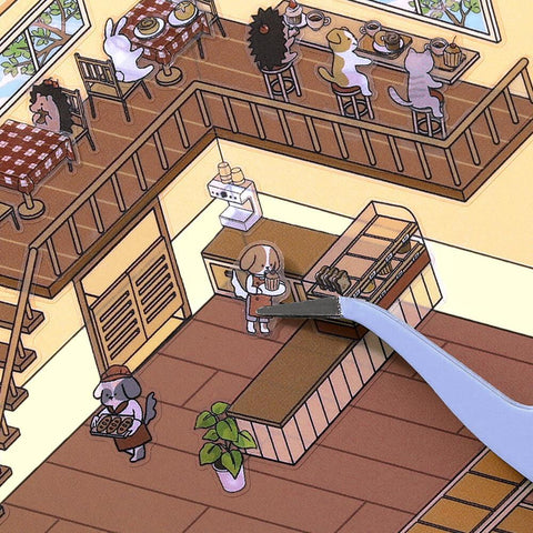 Bakery Isometric Sticker Scene