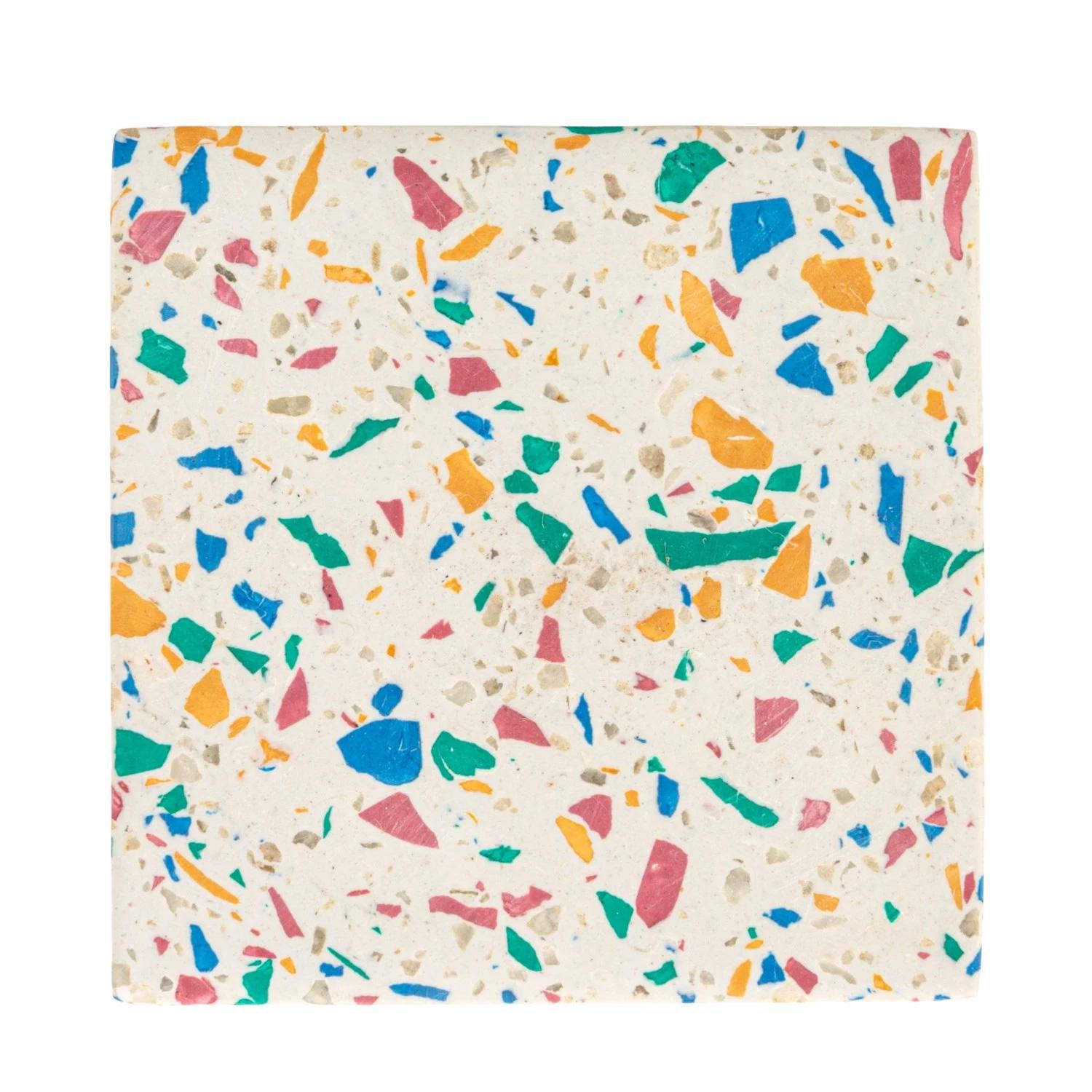 Bloomingville Resin + Terrazzo Coaster - Thumbnail 2