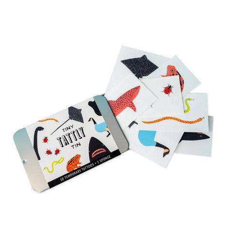 Animal Tiny Tattoo Tin