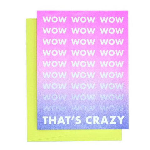 Wow Wow Wow Card