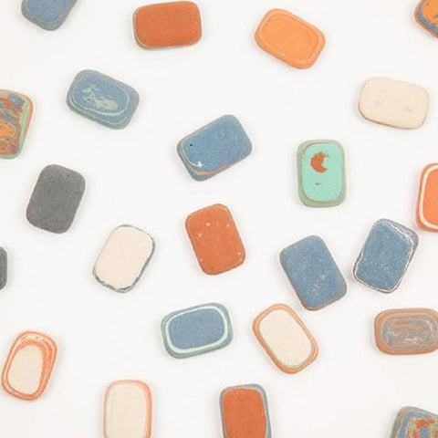 Pebble Erasers, Pack of 9