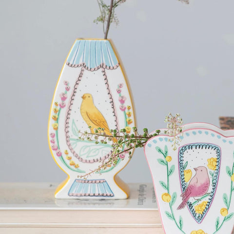 Teardrop Bird Vase