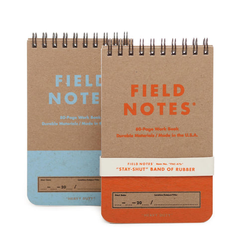 Heavy Duty Flip-Style Work Books, 2-Pack